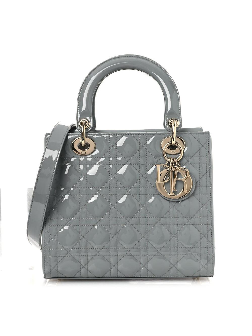 Christian Dior Patent Cannage Medium #376095C33B